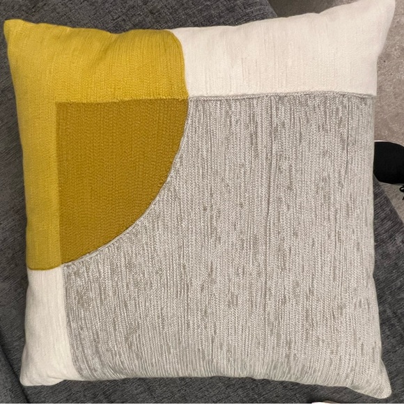 West Elm Crewel Overlapping Shapes Pillow Covers (Set of 2) - Picture 5 of 10